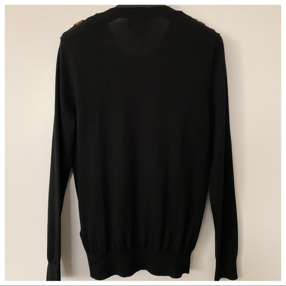 Burberry Buckle Detail Merino Wool Sweater - Picture 5 of 9